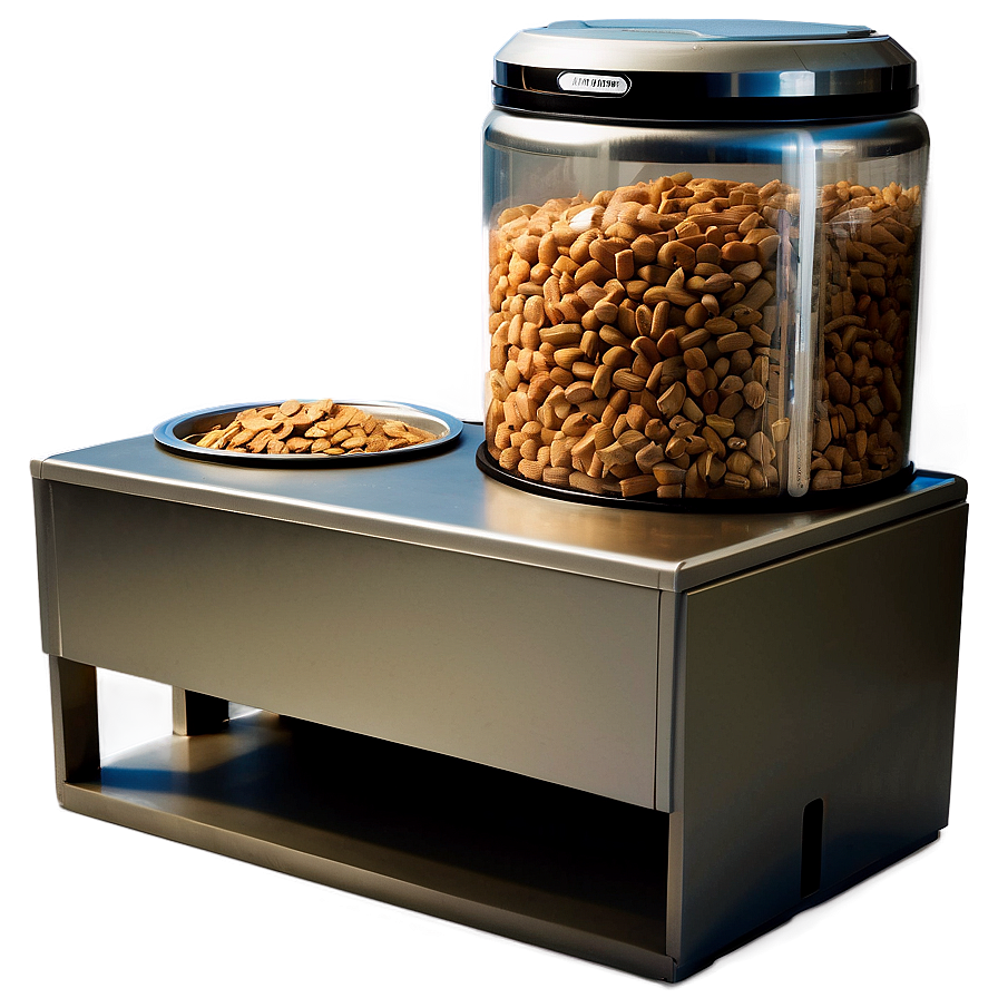 Pet Feeding Station Cabinet Png 06122024 PNG image