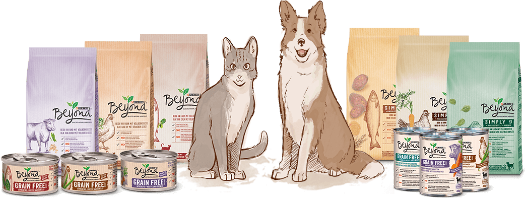 Pet Food Branding Illustration PNG image