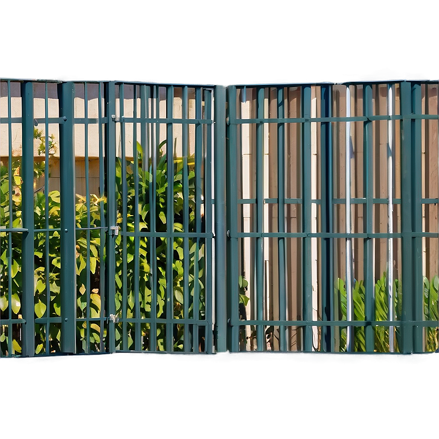 Pet-friendly Metal Fence Designs Png Pnf PNG image