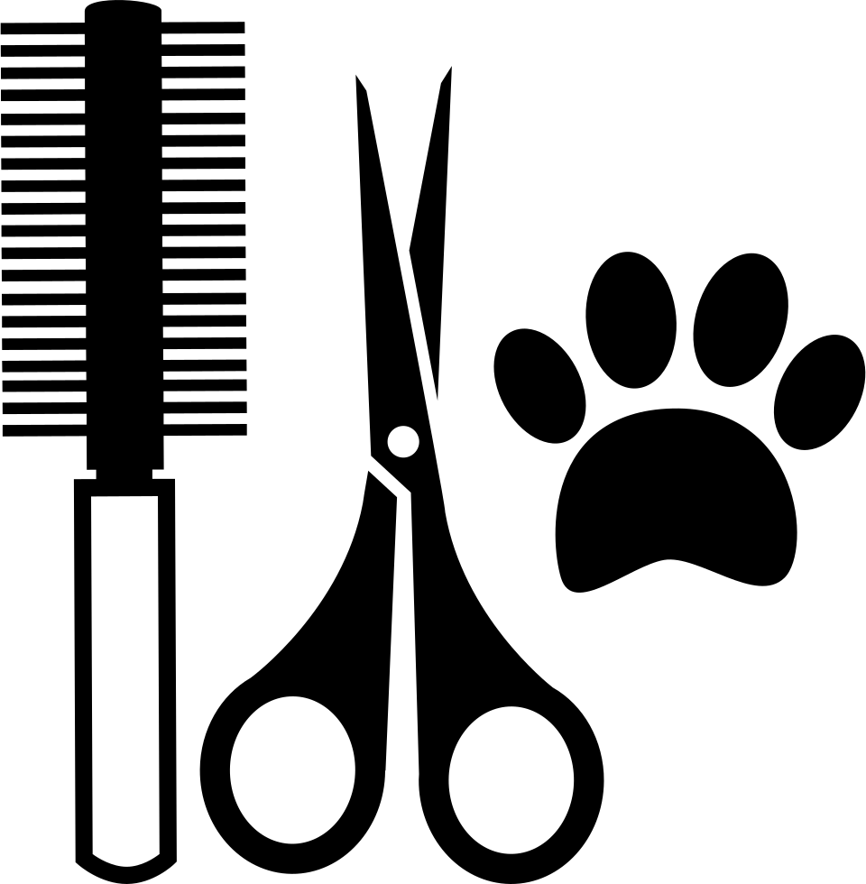 Pet Grooming Tools Icon PNG image