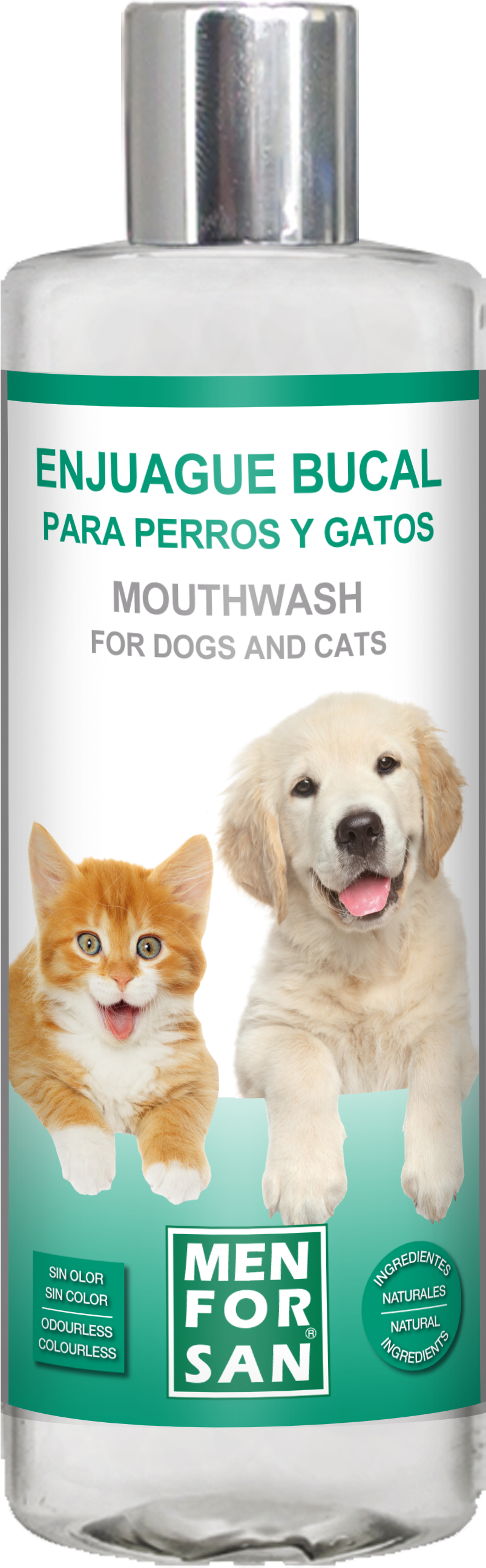 Pet Mouthwash Dogs Cats Menforsan PNG image