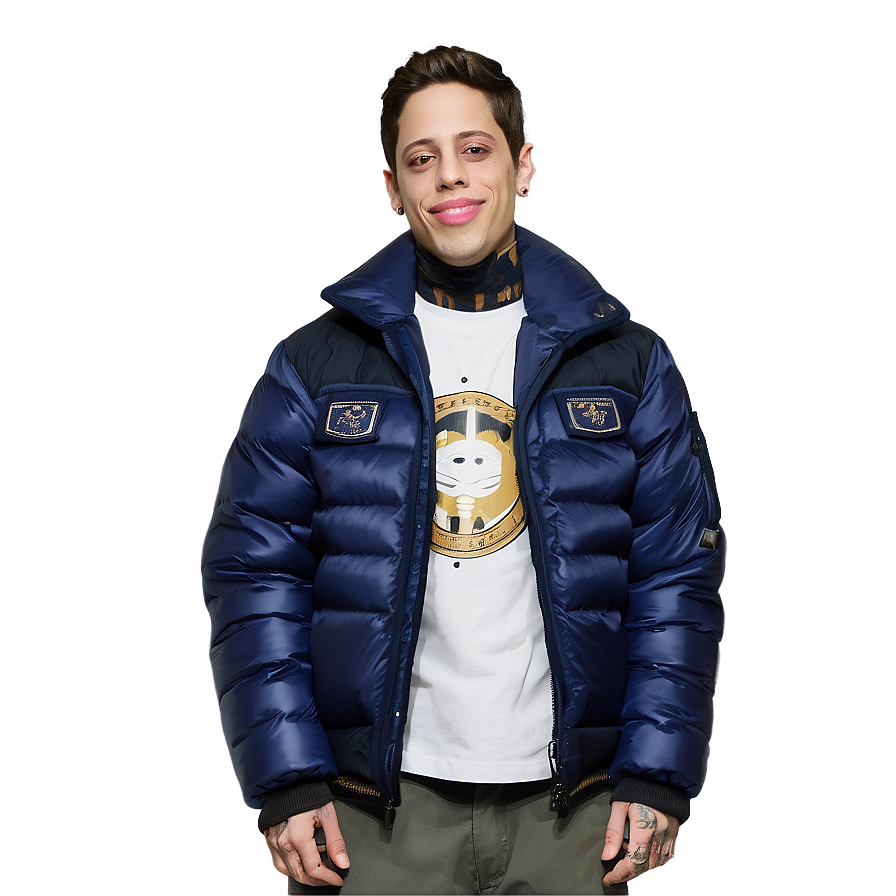 Pete Davidson In Winter Coat Png 19 PNG image