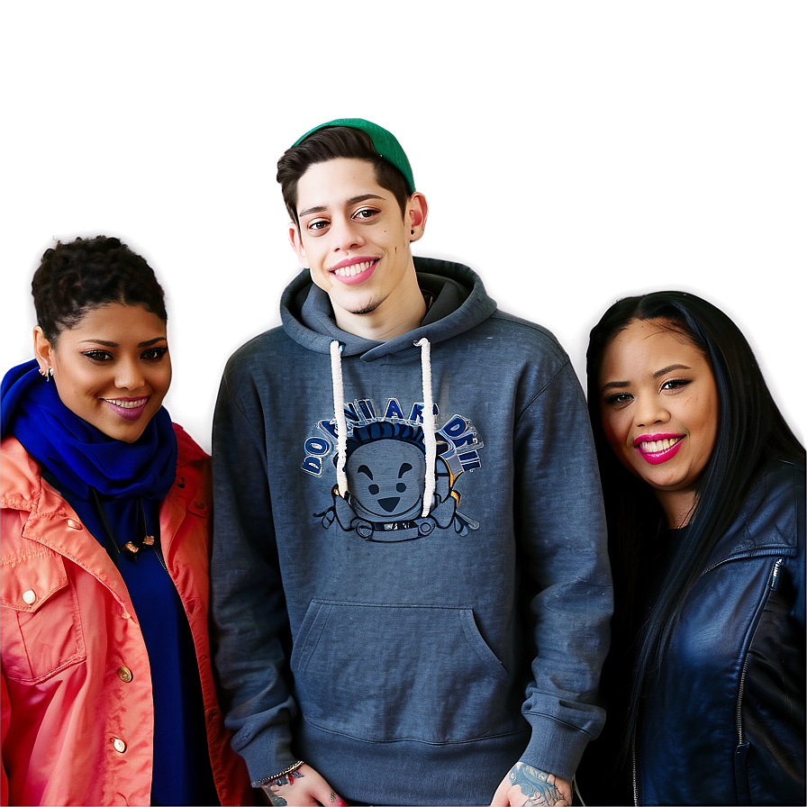 Pete Davidson With Fans Png 87 PNG image