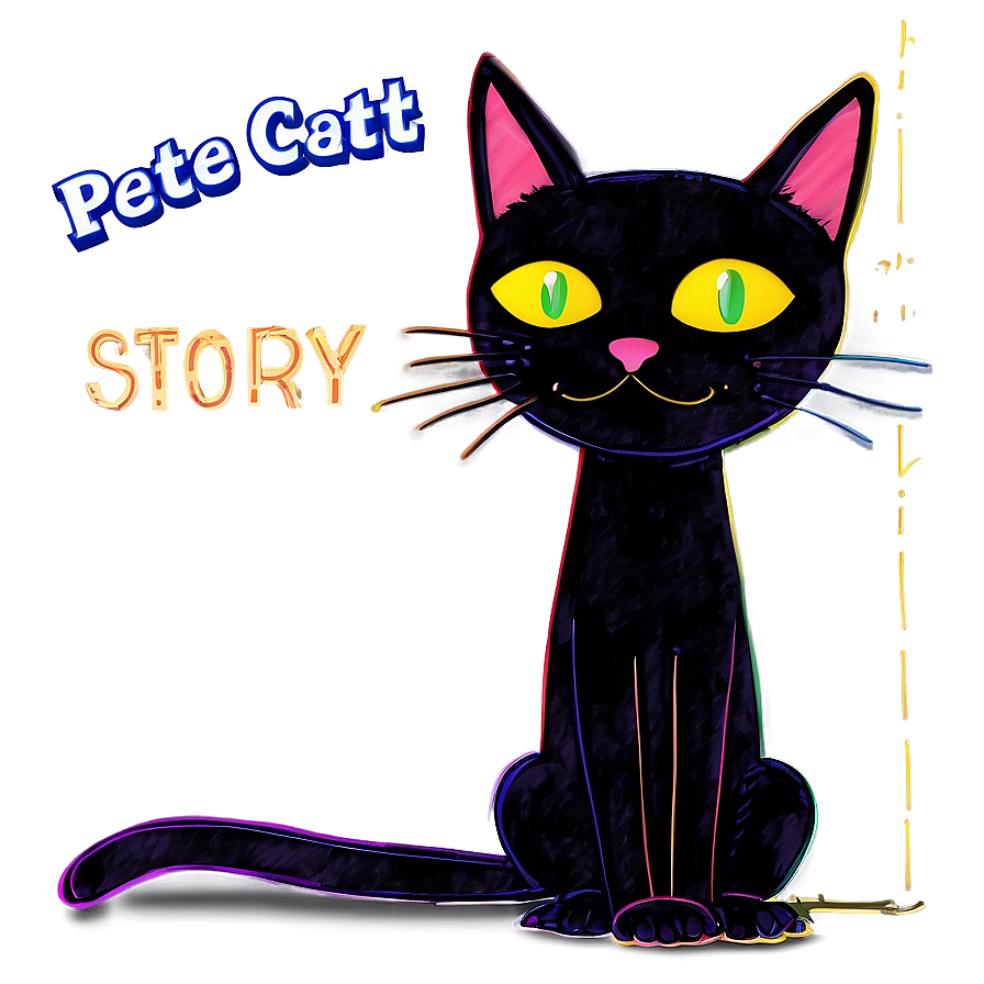 Pete The Cat Bedtime Story Png 36 PNG image