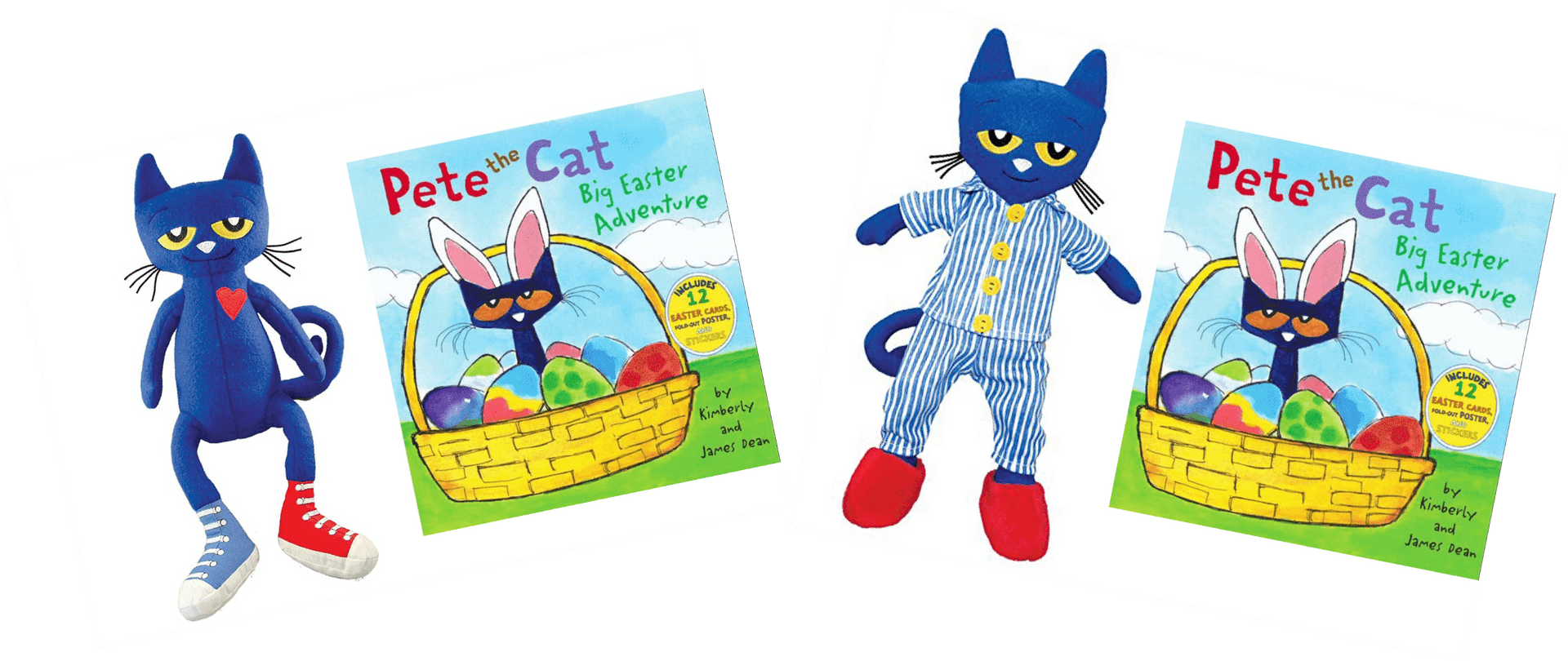 Pete The Cat Easter Adventure Promotional Material PNG image