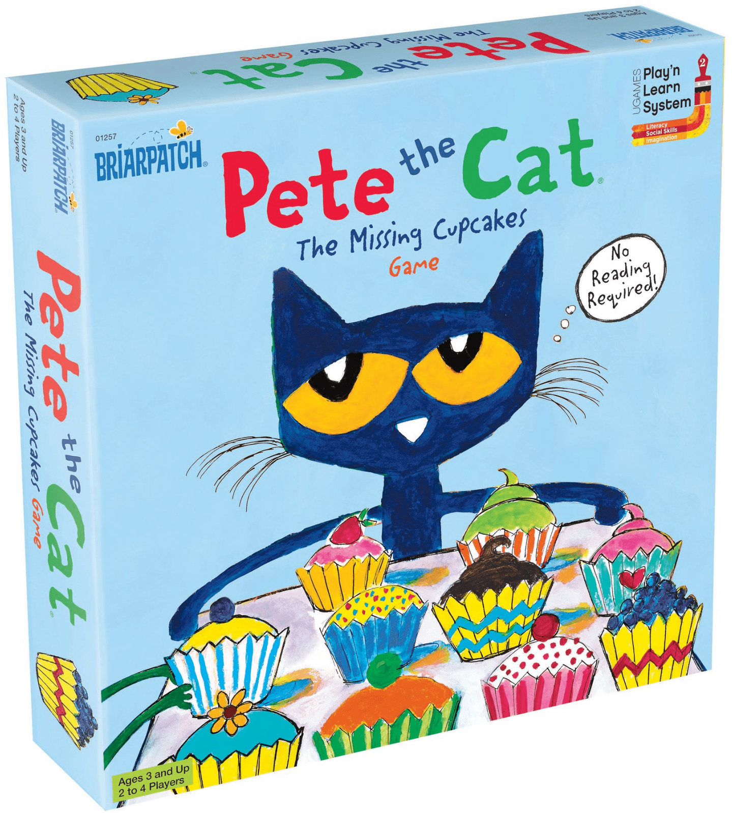 Pete The Cat Missing Cupcakes Game Box PNG image
