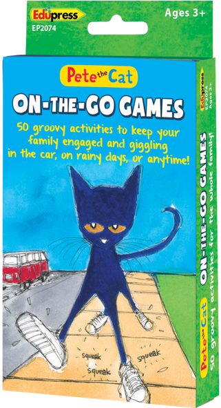 Pete The Cat On The Go Games Activity Set PNG image