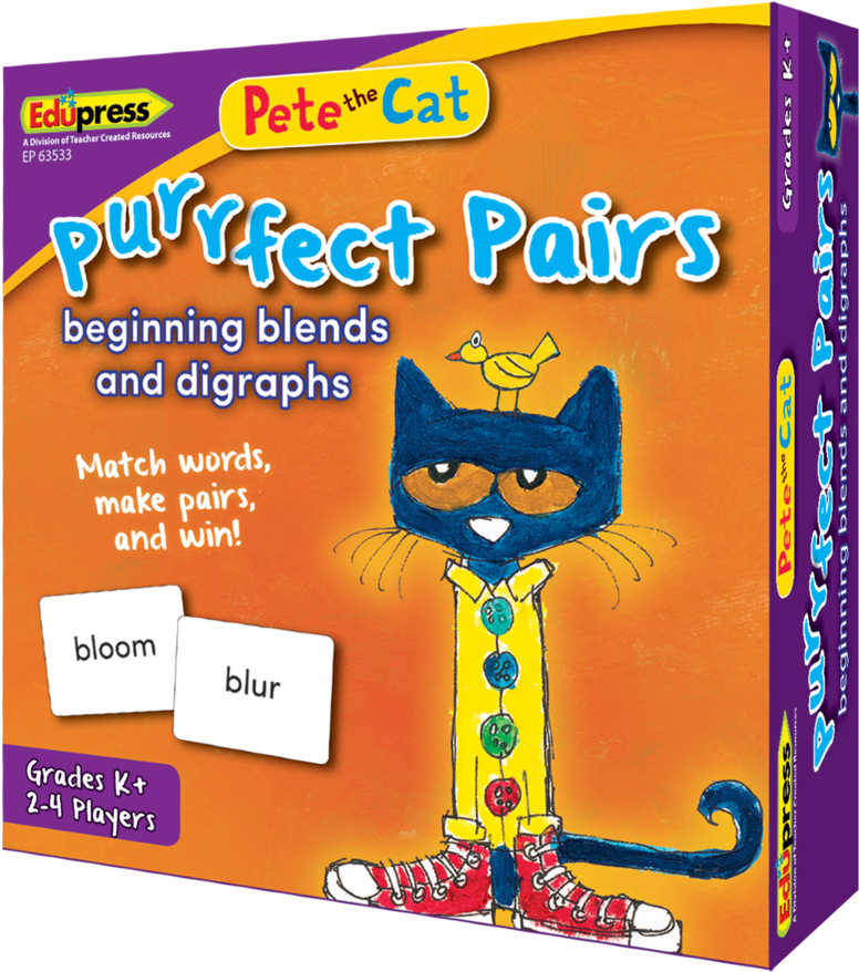 Pete The Cat Purrfect Pairs Game Box PNG image