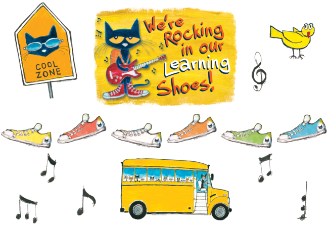 Pete The Cat Rocking Learning Shoes PNG image