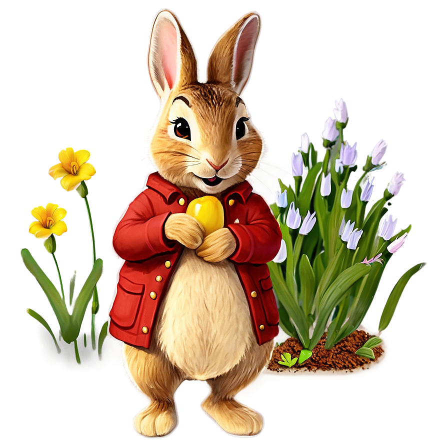 Peter Rabbit And The Busy Bee Png 06262024 PNG image