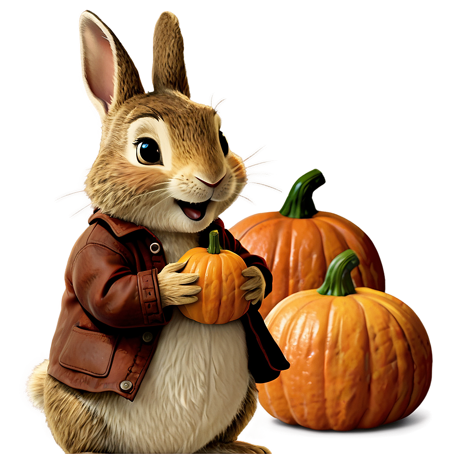 Peter Rabbit And The Pumpkin Patch Png Gxo70 PNG image