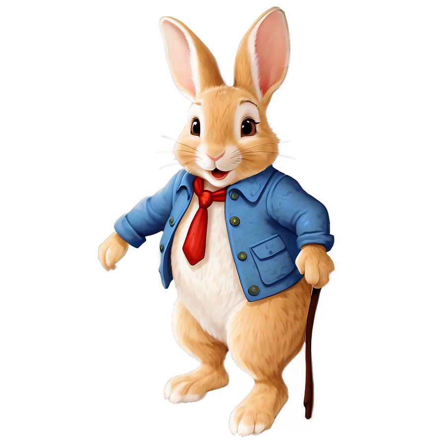 Peter Rabbit Cartoon Design Png 06262024 PNG image