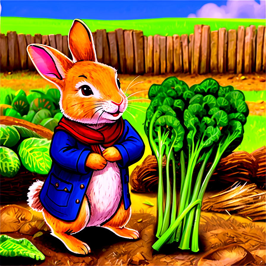 Peter Rabbit Harvest Time Png 06262024 PNG image