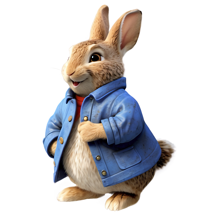 Peter Rabbit In Blue Jacket Png 06262024 PNG image