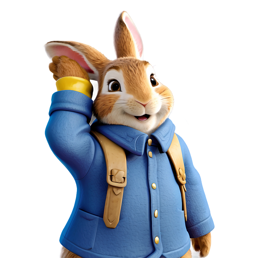 Peter Rabbit In Blue Jacket Png 81 PNG image