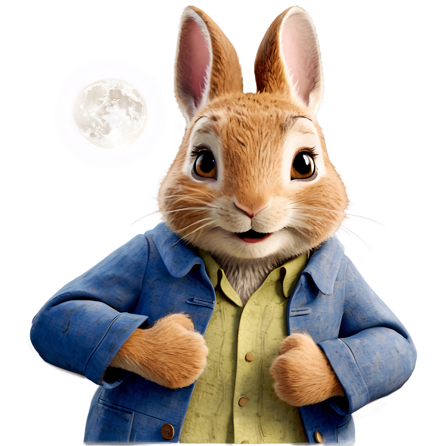 Peter Rabbit In The Moonlight Png 06262024 PNG image