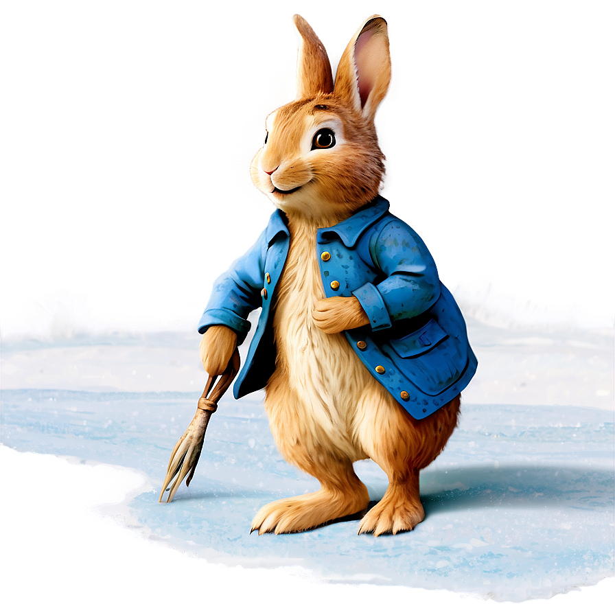 Peter Rabbit In The Snow Png 84 PNG image