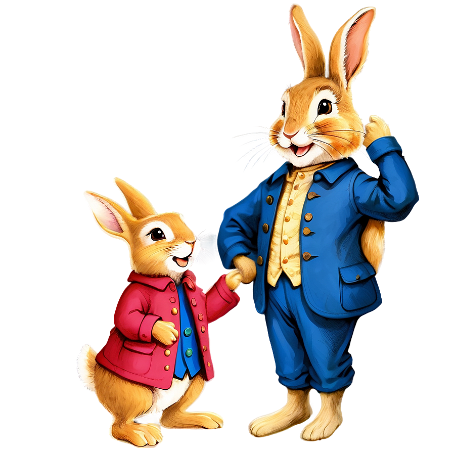 Peter Rabbit Storybook Art Png Bvo PNG image