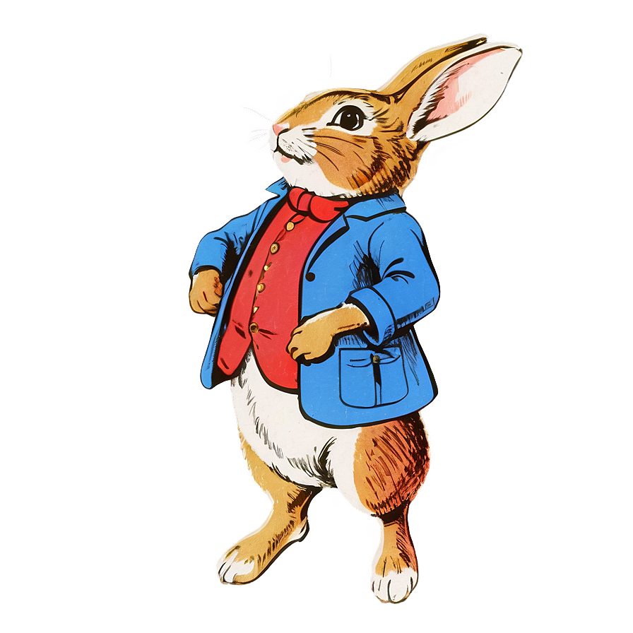 Peter Rabbit Vintage Drawing Png Rli PNG image