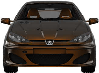 Peugeot Sports Car Front View PNG image