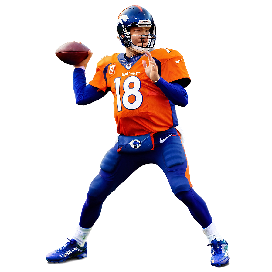 Peyton Manning In Action Png 06252024 PNG image