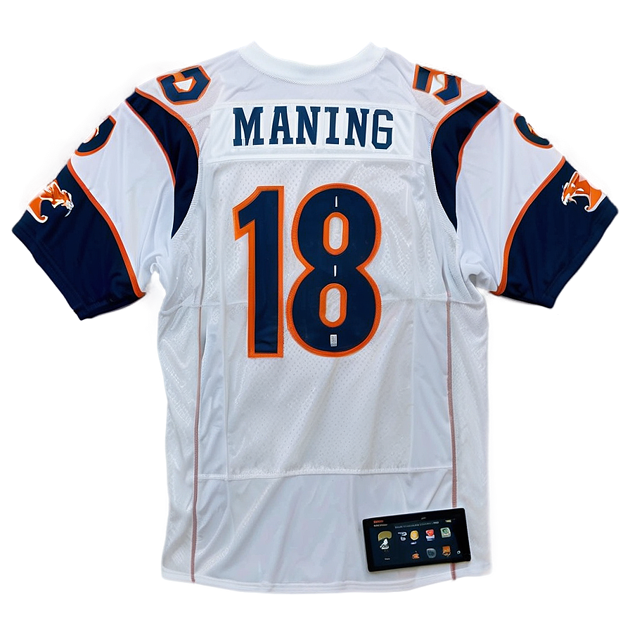 Peyton Manning Number 18 Jersey Png Gqk PNG image