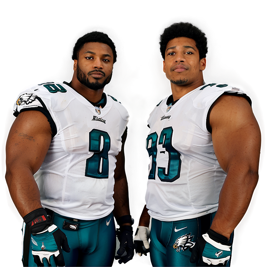 Philadelphia Eagles Defensive Line Png 05212024 PNG image