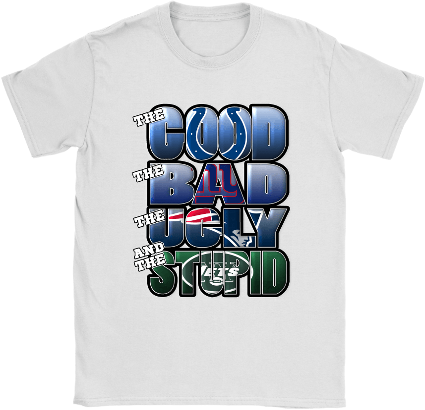 Philadelphia Eagles Good Bad Ugly Stupid T Shirt PNG image