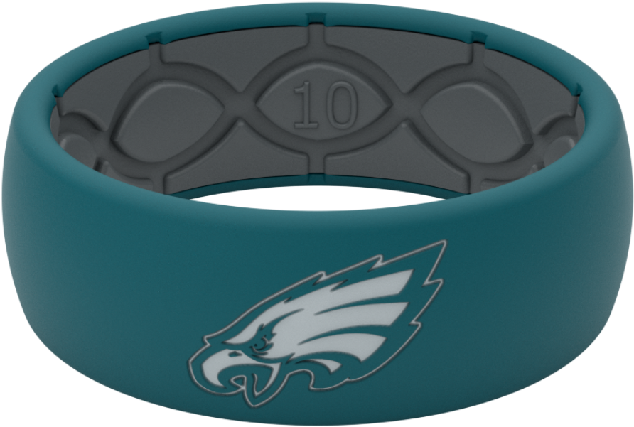 Philadelphia Eagles Silicone Ring PNG image