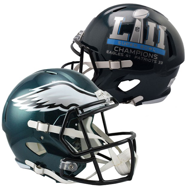 Philadelphia Eagles Super Bowl L I I Champions Helmets PNG image