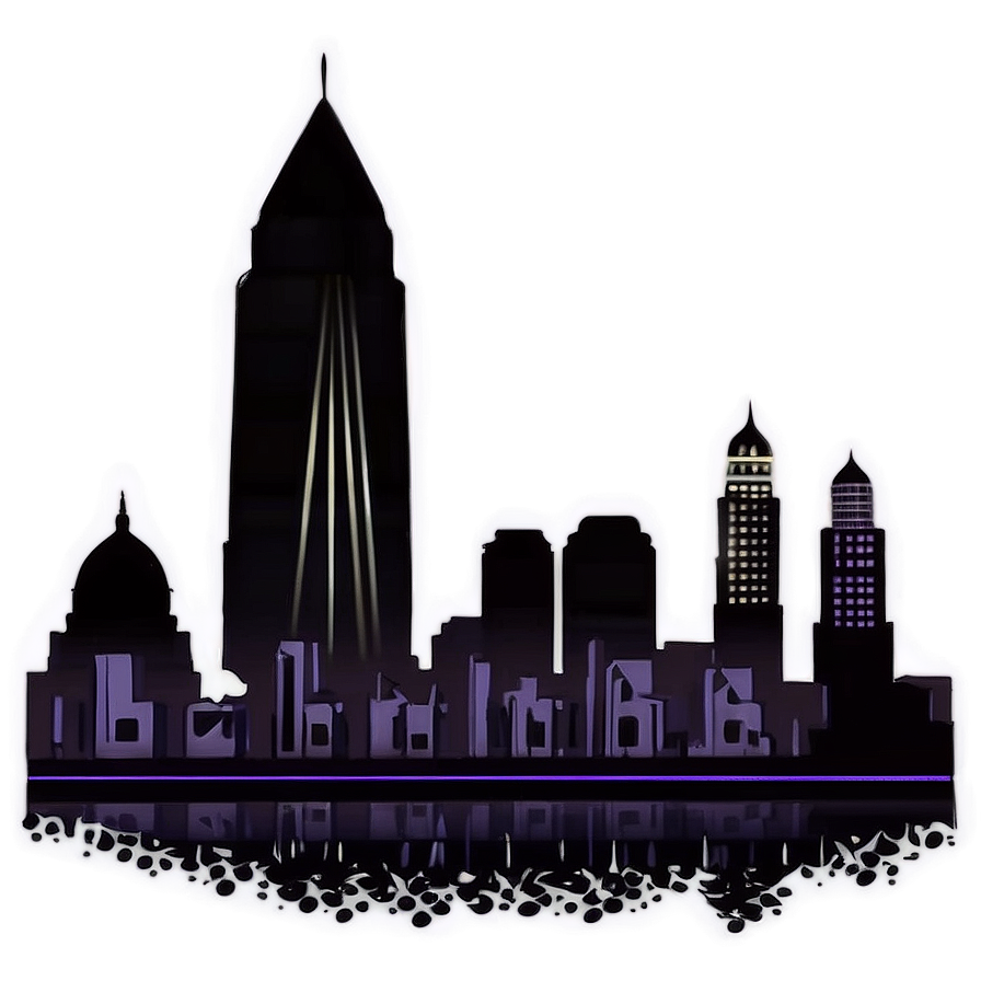 Philadelphia Skyline Silhouette Png 87 PNG image