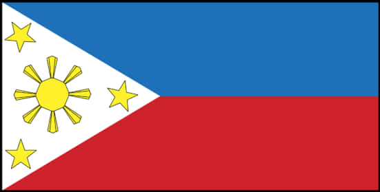 Philippine National Flag PNG image