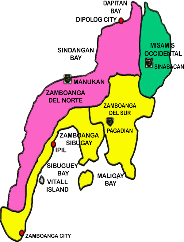 Philippines_ Zamboanga_ Peninsula_ Map PNG image