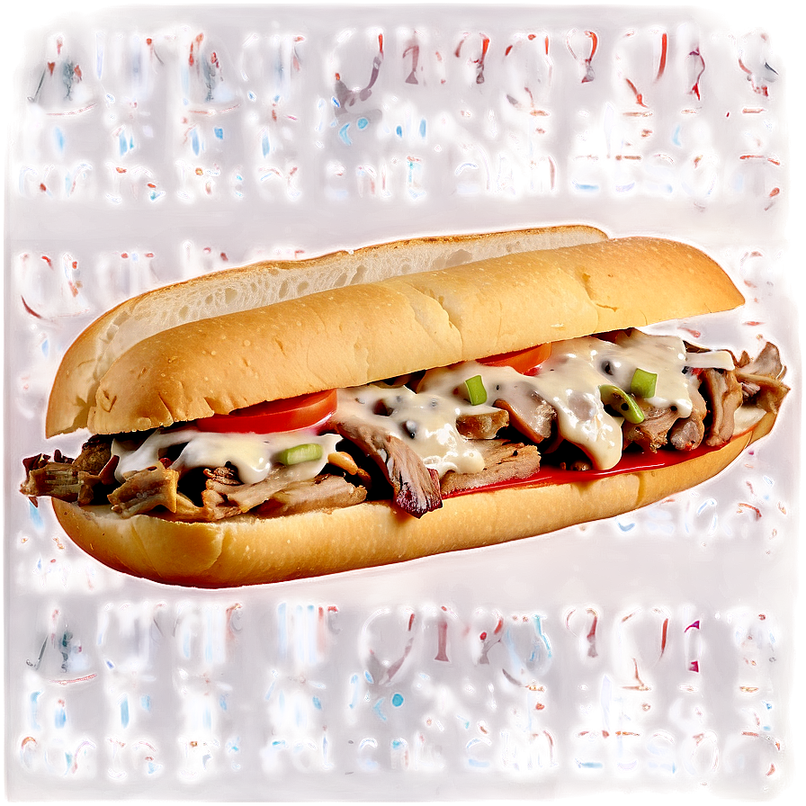 Philly Cheesesteak Chicken Sandwich Png Pxg87 PNG image