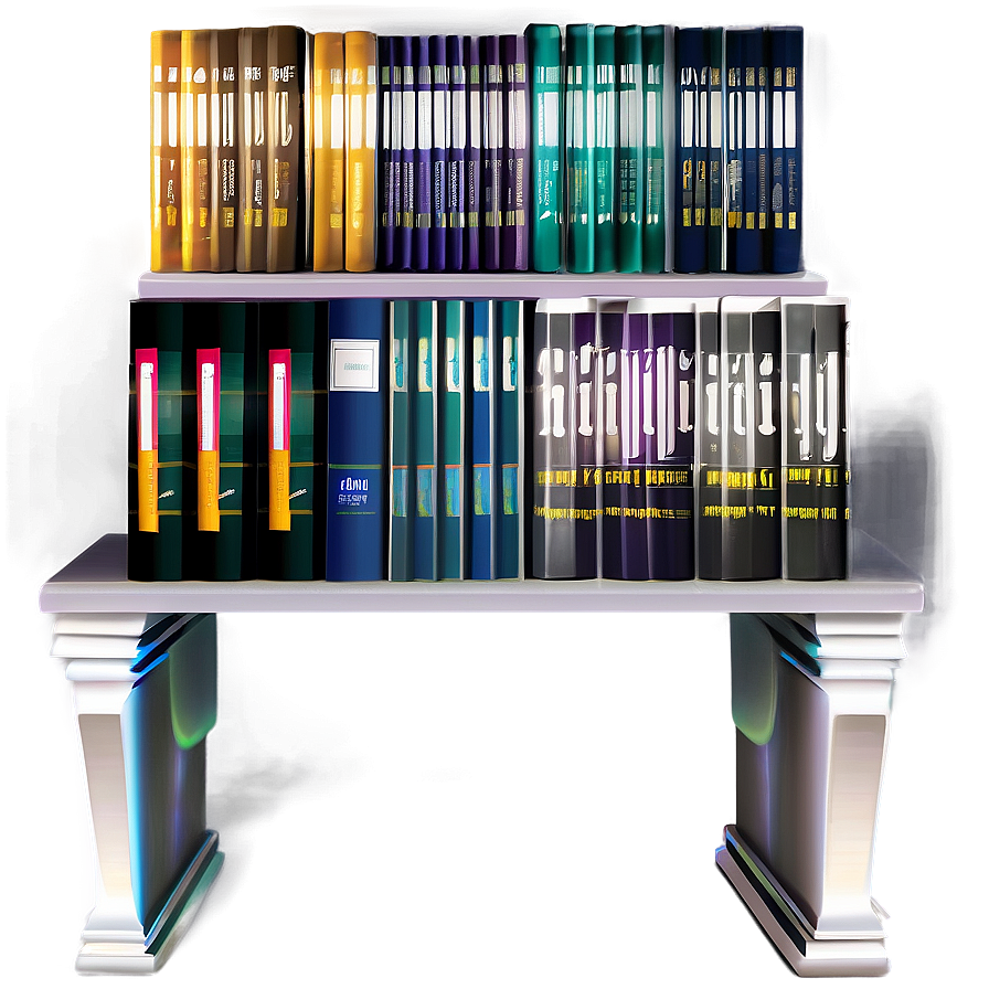 Philosophy Books On Shelf Png 06262024 PNG image