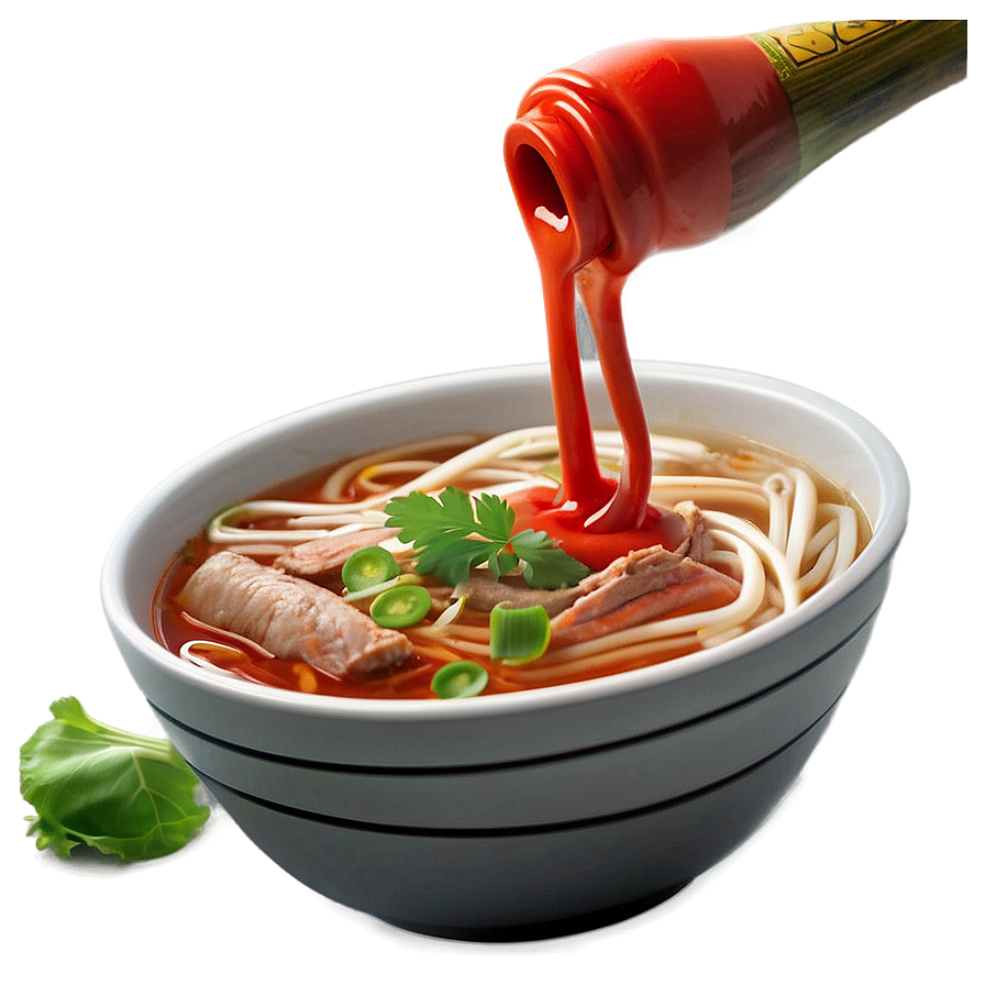 Pho And Sriracha Sauce Png Hex PNG image