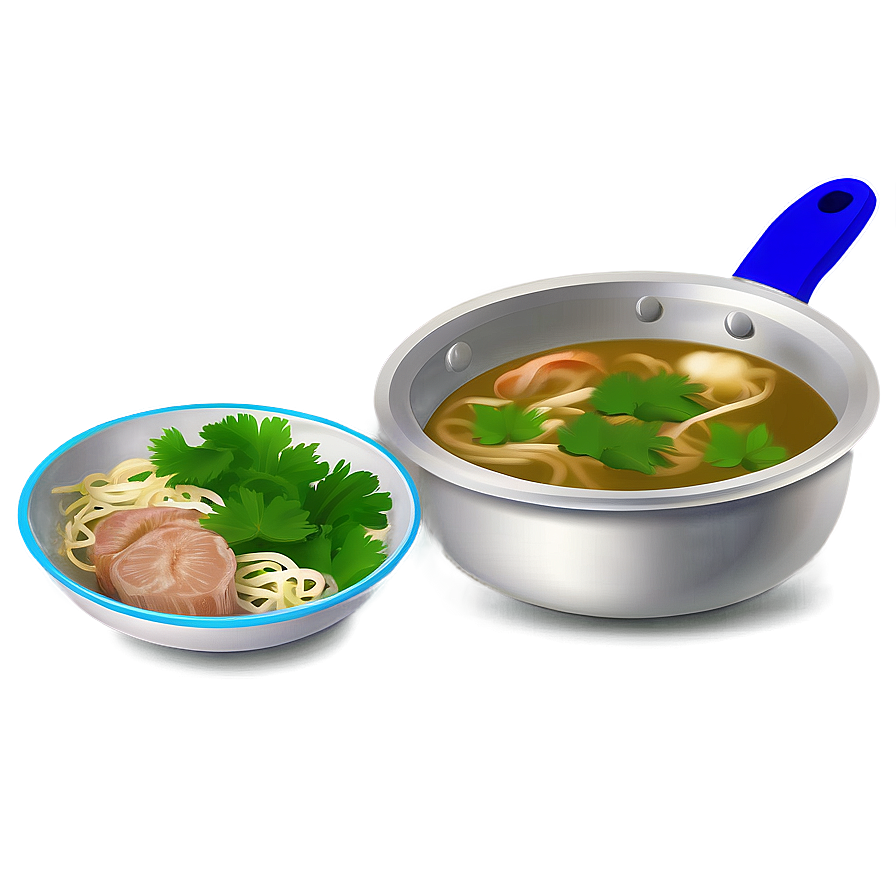 Pho Cooking Process Png Uxq PNG image