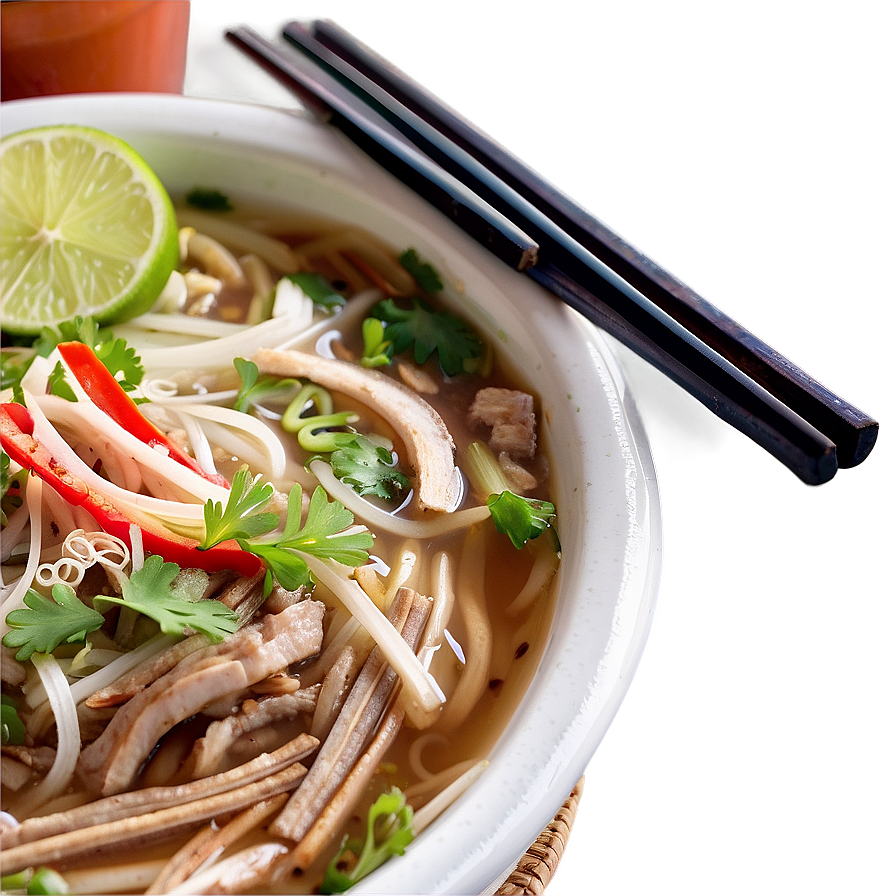 Pho With Crunchy Toppings Png 29 PNG image