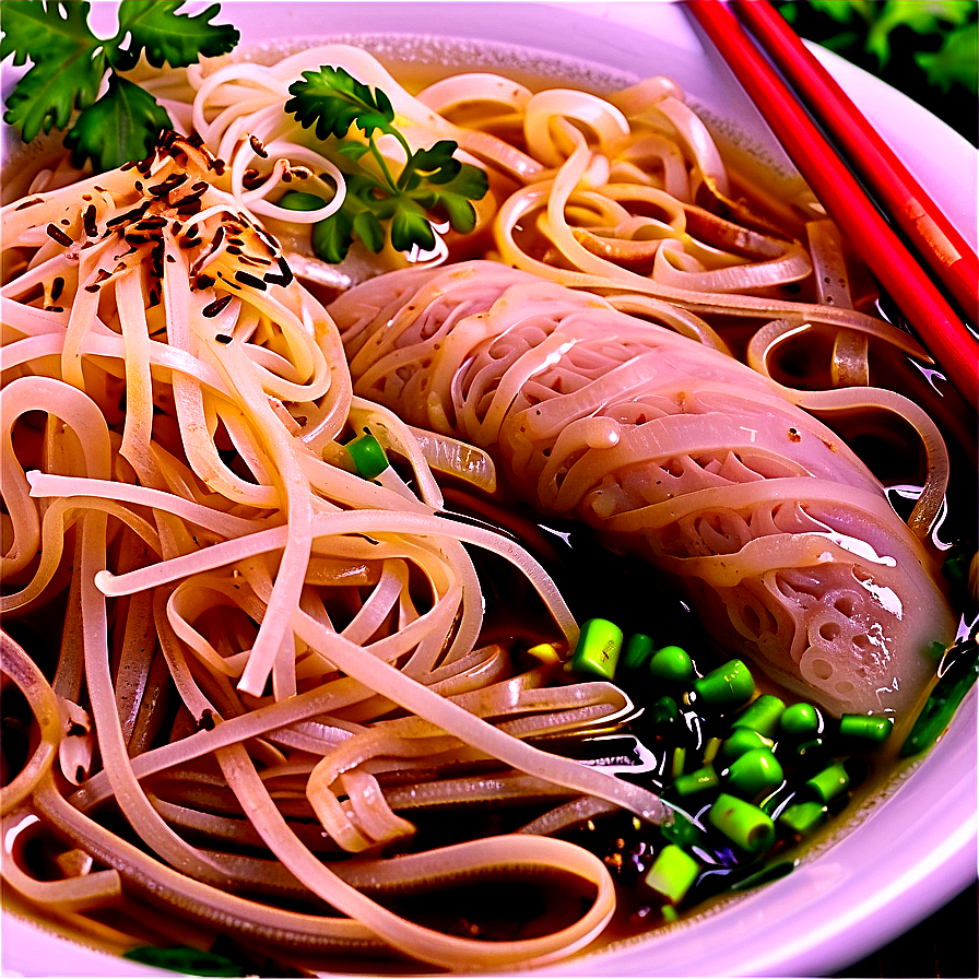 Pho With Egg Noodles Png 06202024 PNG image