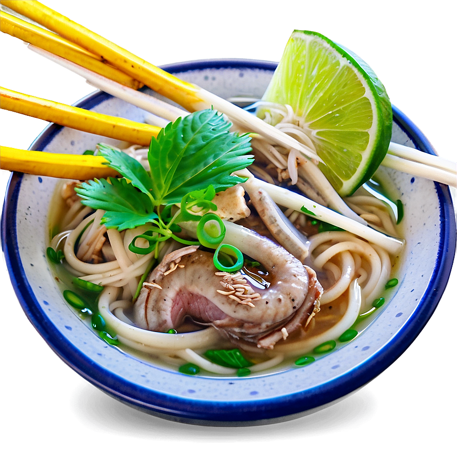 Pho With Thick Noodles Png 06202024 PNG image