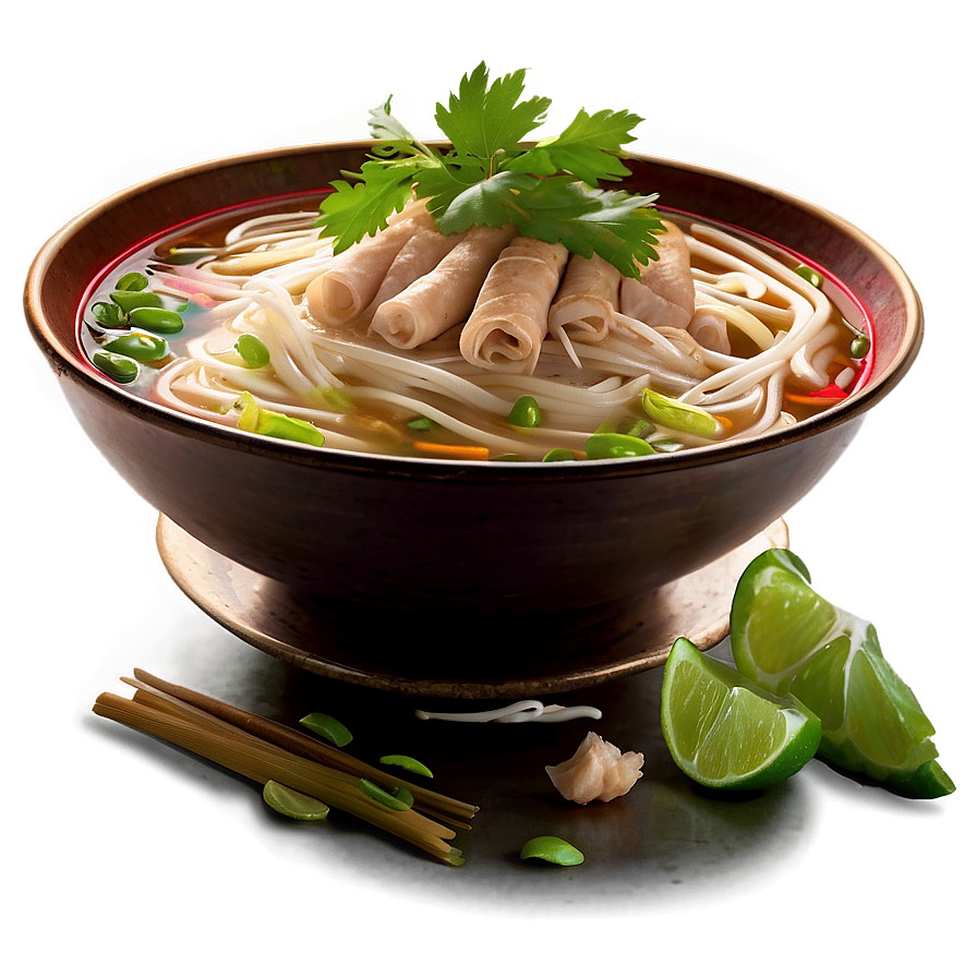 Pho With Thick Noodles Png 75 PNG image