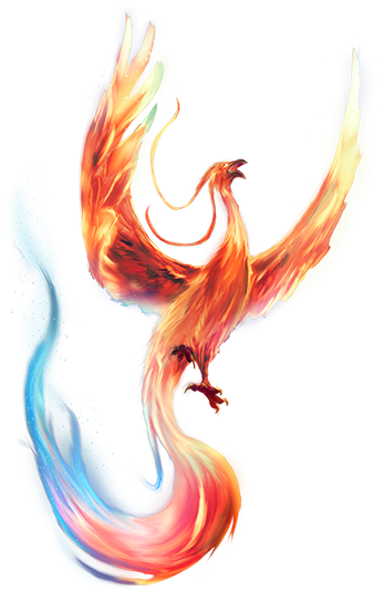 Phoenix Flame Artwork PNG image