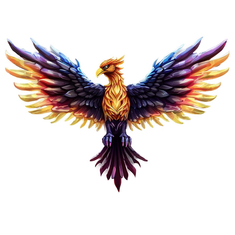 Phoenix Rising From Ashes Png Kmo PNG image