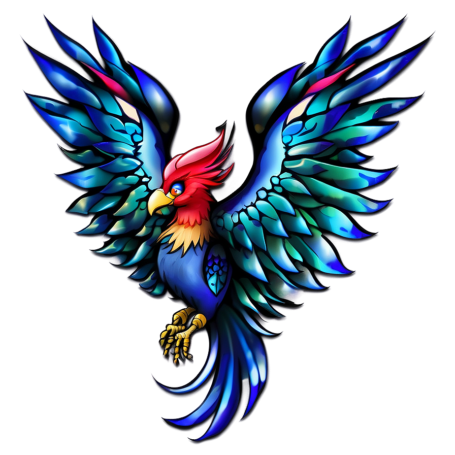 Phoenix Tattoo Png Kup83 PNG image