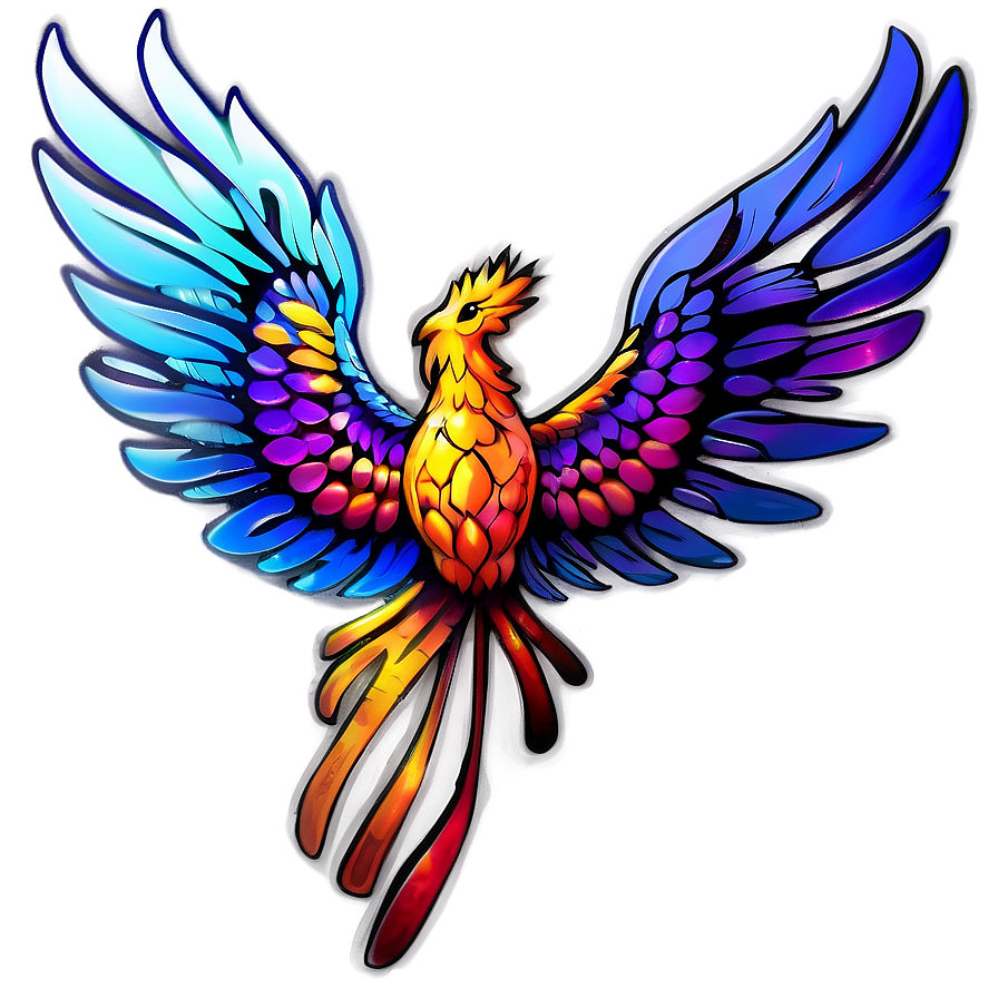 Phoenix Tattoo Png Two PNG image