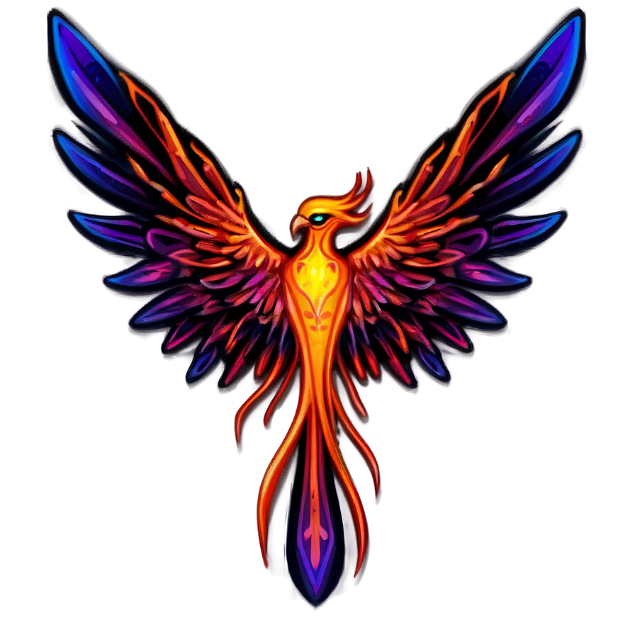 Phoenix Wing Pattern Png Yel89 PNG image