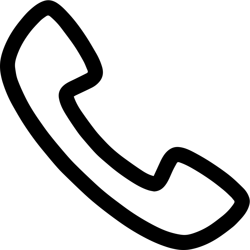 Phone Contact Icon Black Silhouette PNG image