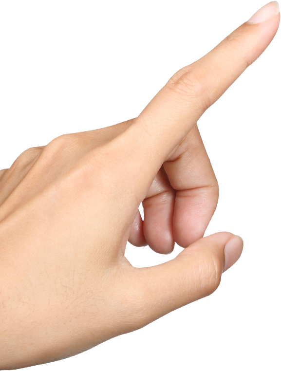Phone Hand Gesture Isolated PNG image