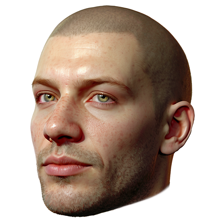 Photorealistic Human Head Png 06262024 PNG image