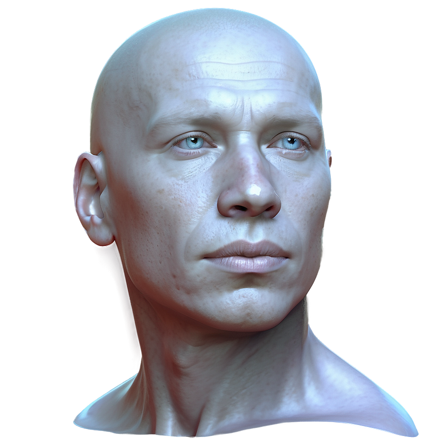 Photorealistic Human Head Png Quc PNG image